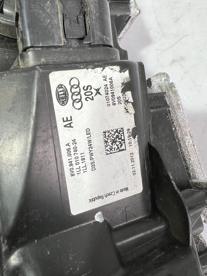 Audi A3 8V Xenonscheinwerfer Scheinwerfer Vorne Komplett – Bild 8