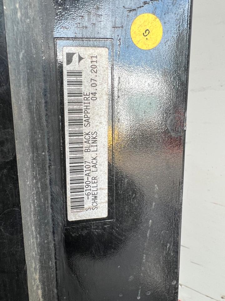 BMW 7er F01 Seitenschweller Schweller Links 475 Sapphire Schwarz – Bild 9