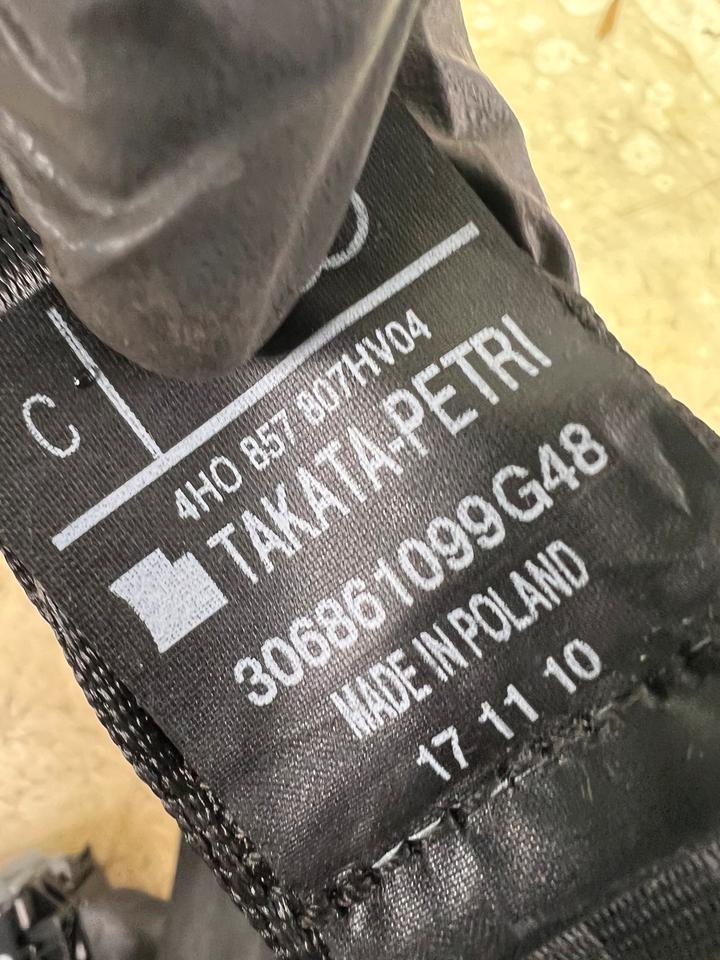 Audi A8 4H Gurt Sicherheitsgurt Hinten 4H0857807H – Bild 5