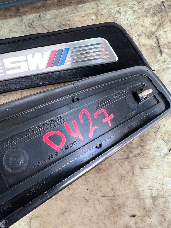 BMW 5er F10 M5 Türleisten Einstiegsleisten Blenden Vorne-Hinten – Bild 9