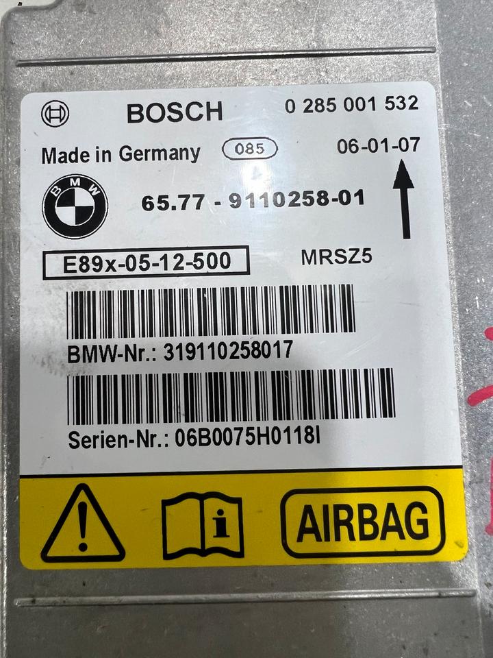 BMW 1er E81 E87 Airbagsteuergerät Steuergerät 9110258 – Bild 3