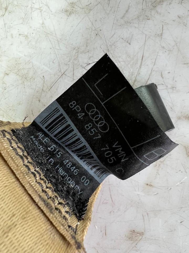 Audi A3 8P Gurt Sicherheitsgurt Vorne 8P4857705C 8P4857706D – Bild 14