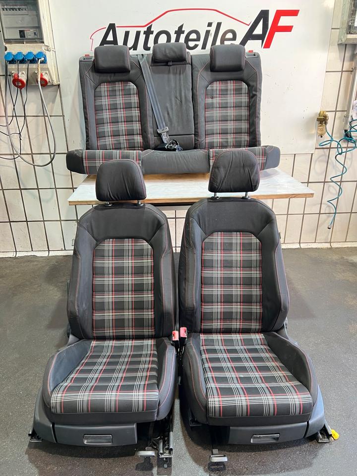 VW Golf 7 VII GTI Sitze Sportsitze Rücksitzbank Innenausstattung