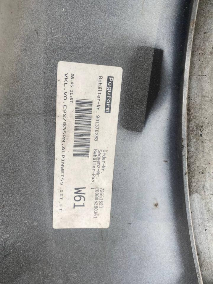 BMW 3er E92 E93 M Paket Stoßstange Frontschürze Schürze Vorne 300 – Bild 17