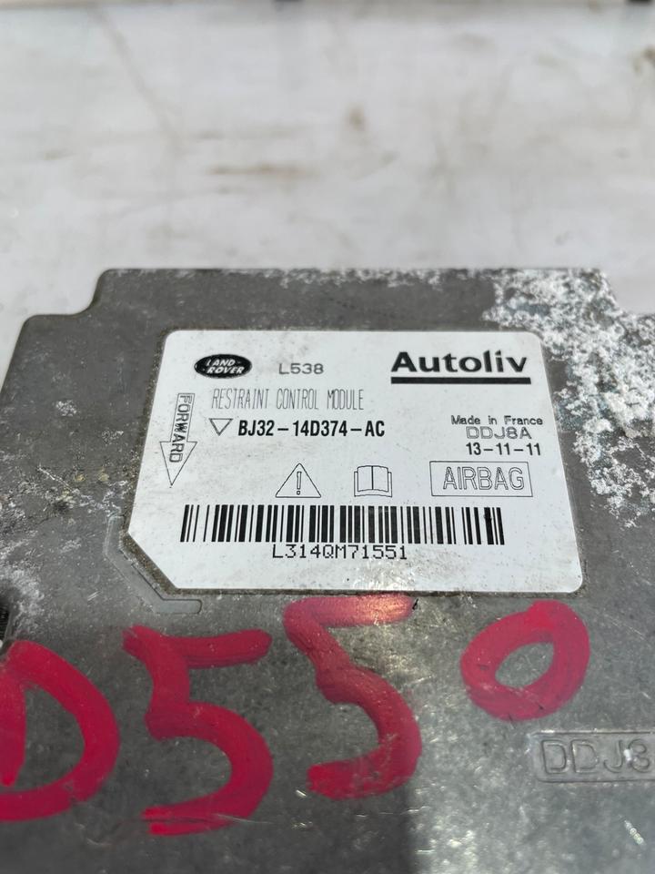 Range Rover Evoque L538 Airbagsteuergerät Modul BJ3214D374AC – Bild 3