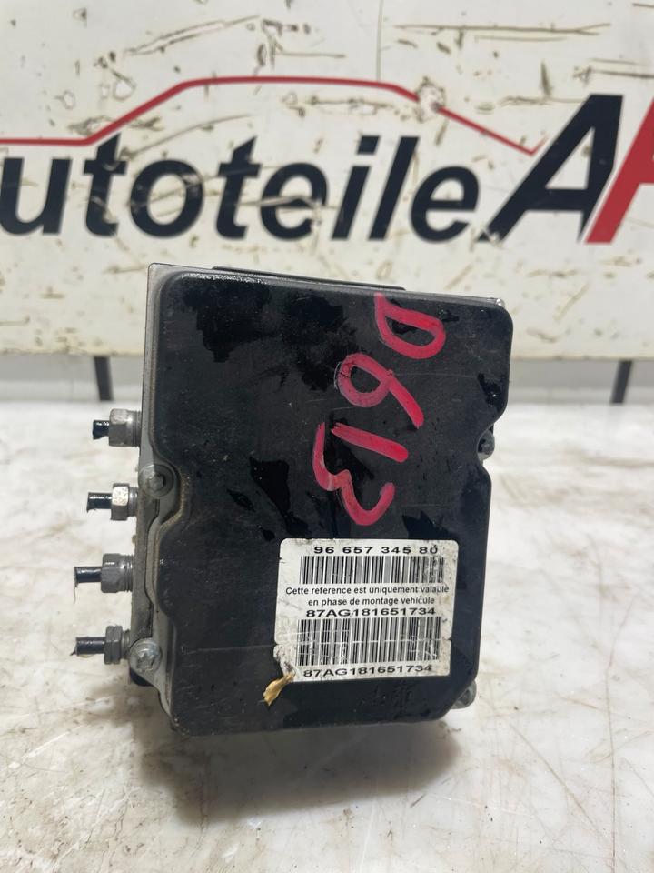 Peugeot 308 I T7 ABS Steuergerät Hydraulikblock 9665734580 – Bild 2