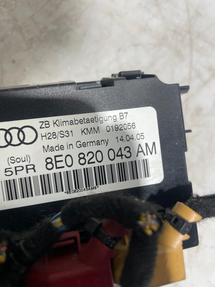 Audi A4 B7 8E Sitzheizung Klimabedienteil Bedienteil 8E0820043AM – Bild 8