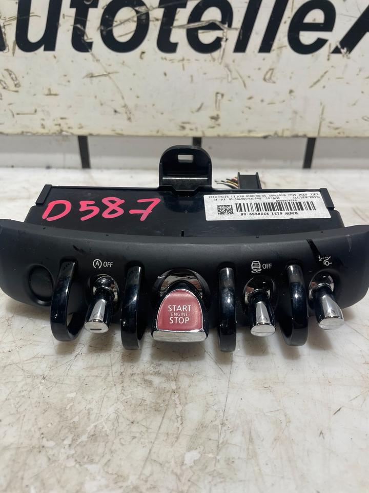 Mini Cooper F55 F56 F57 Mittelkonsole Schalter Start Stop 9328289 – Bild 2