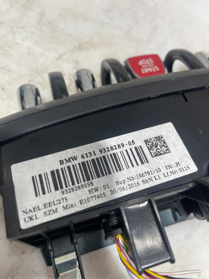 Mini Cooper F55 F56 F57 Mittelkonsole Schalter Start Stop 9328289 – Bild 3