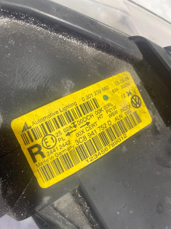 VW Passat CC Xenonscheinwerfer Scheinwerfer Vorne Rechts – Bild 8