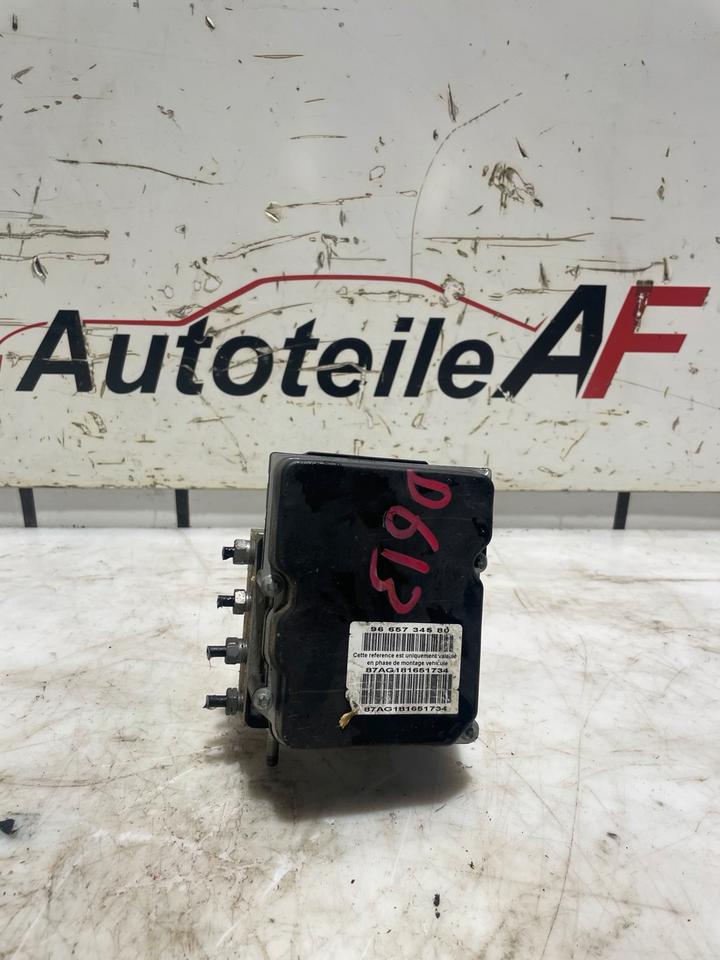 Peugeot 308 I T7 ABS Steuergerät Hydraulikblock 9665734580