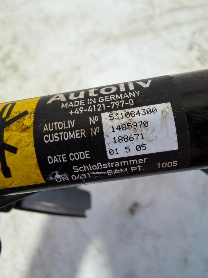 Mini Cooper R50 R52 R53 Sicherheitsgurt Gurt Vorne 188671 7143626 – Bild 6