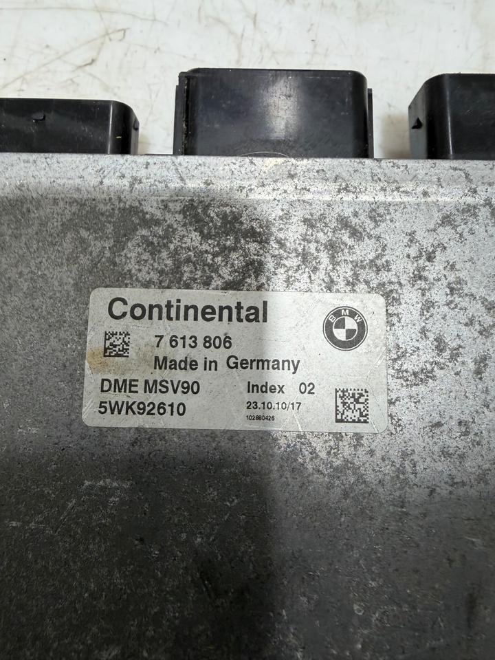 BMW 5er F10 F01 F25 Motorsteuergerät Steuergerät 7613806 – Bild 3