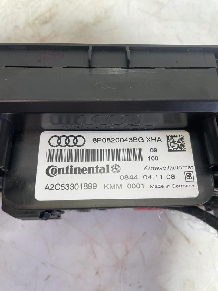 Audi A3 8P Klimabedienteil Bedienteil Klima 8P0820043BG – Bild 7