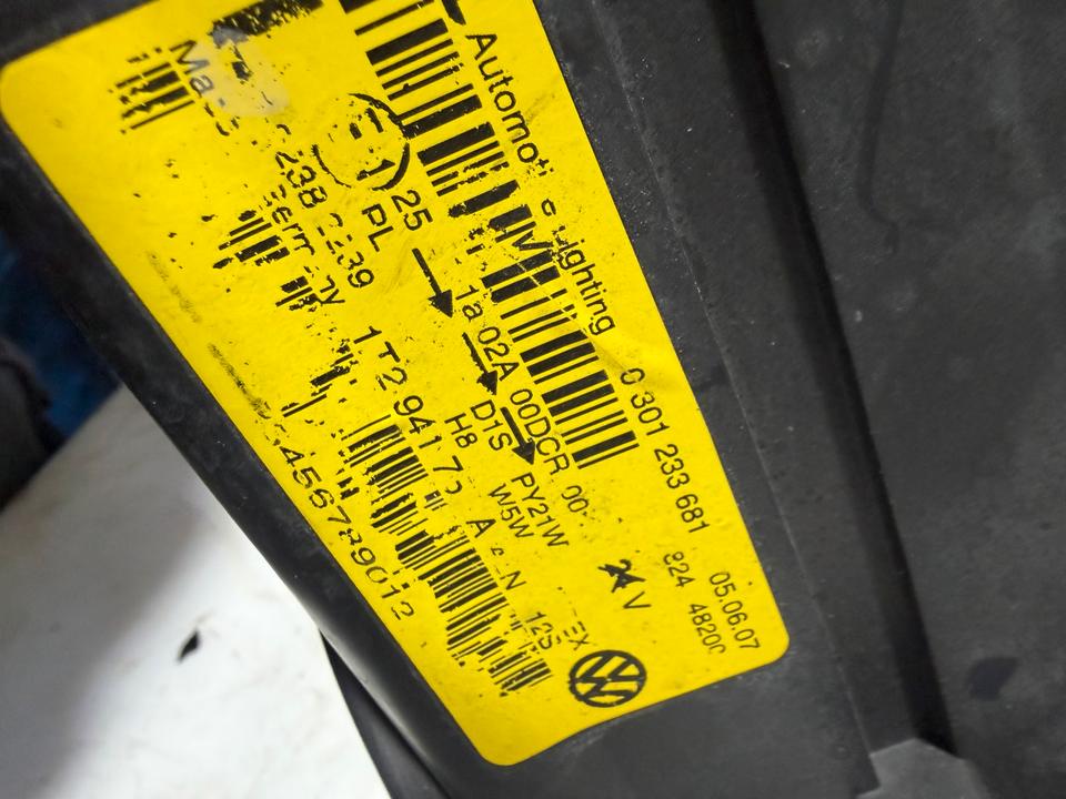 VW Touran 1T2 GP1 Xenonscheinwerfer Scheinwerfer Vorne – Bild 20