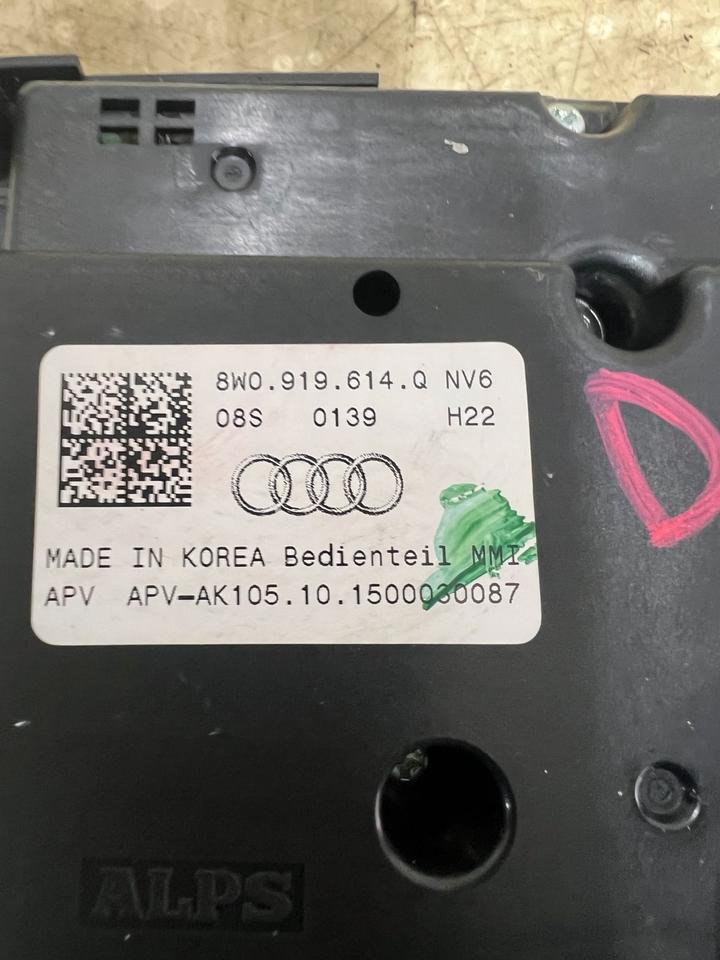Audi A4 B9 8W Bedienteil Multimediasystem MMI Navi 8W0919614Q – Bild 5