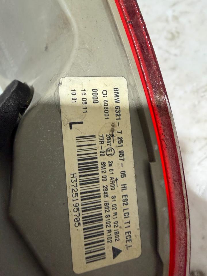 BMW 3er E92 LCI Heckleuchte Rückleuchte Hinten Rechts Links – Bild 17