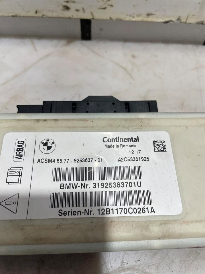 BMW 6er F06 F12 F13 Steuergerät Sicherheitsmodul Modul 9253637 – Bild 3