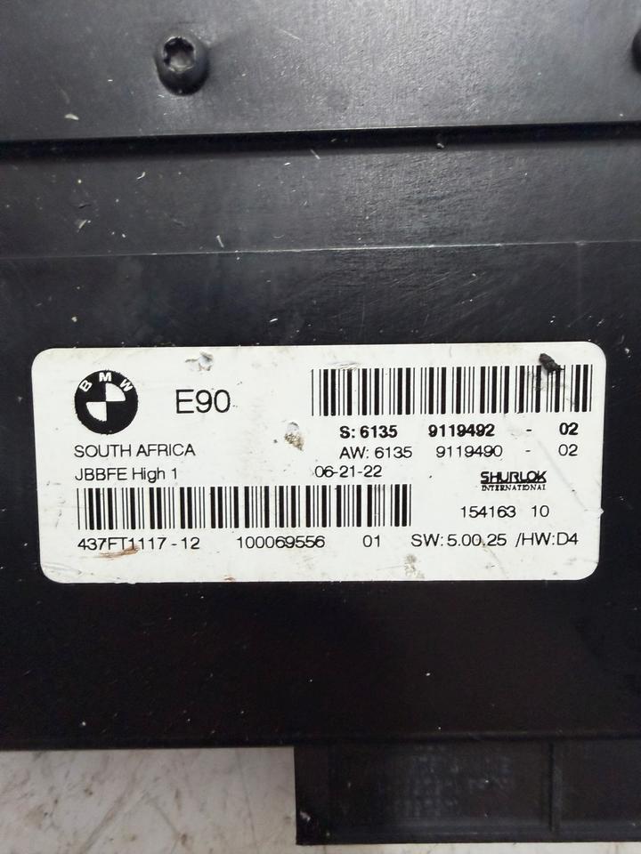 BMW 3er E90 E91 Steuergerät Komfortsteuergerät 9119492 – Bild 3