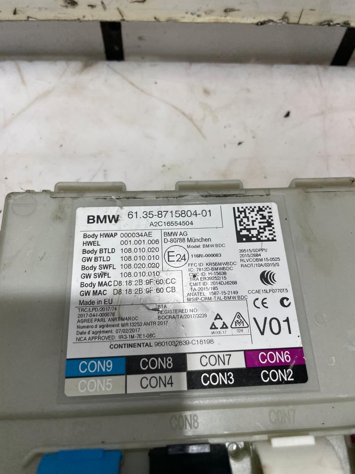 BMW 5er G30 G31 Komfortsteuergerät Bordnetzsteuergerät 8715804 – Bild 3