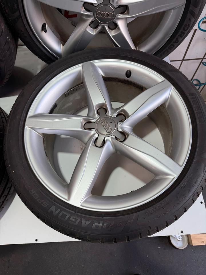 Audi A4 B8 A5 8T A3 8V 245/40R18 18 Zoll ET47 Felgen Reifen – Bild 3
