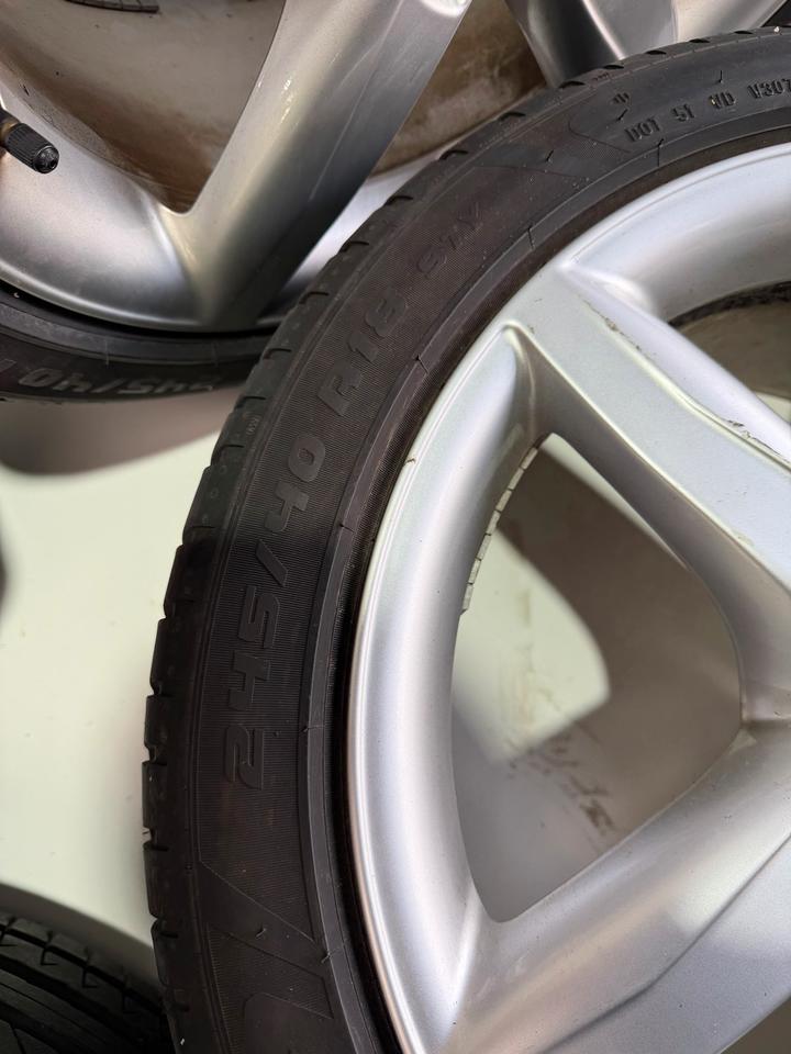 Audi A4 B8 A5 8T A3 8V 245/40R18 18 Zoll ET47 Felgen Reifen – Bild 4