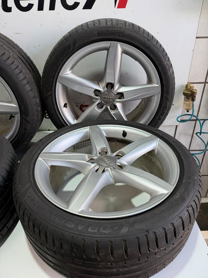 Audi A4 B8 A5 8T A3 8V 245/40R18 18 Zoll ET47 Felgen Reifen – Bild 2