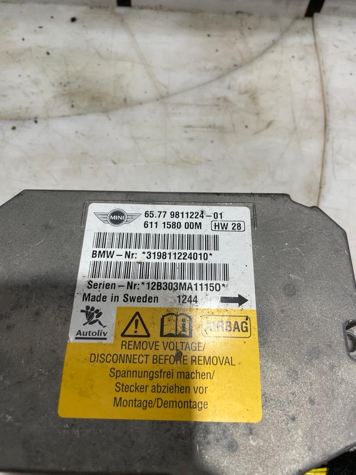 Mini Cooper S R55 R56 Steuergerät Sicherheitsmodul Modul 9811224 – Bild 3