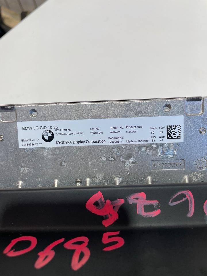BMW 7er G11 G12 Display Navi Bildschirm 6839442 – Bild 8