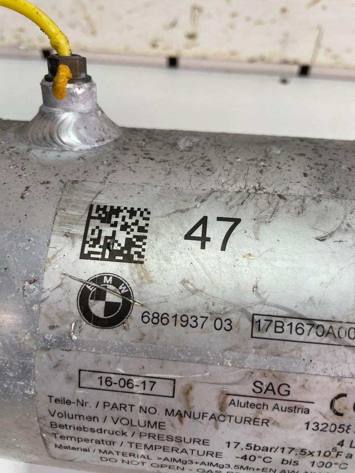 BMW 7er G11 G12 Druckspeicher Druckbehälter 6861937 – Bild 5