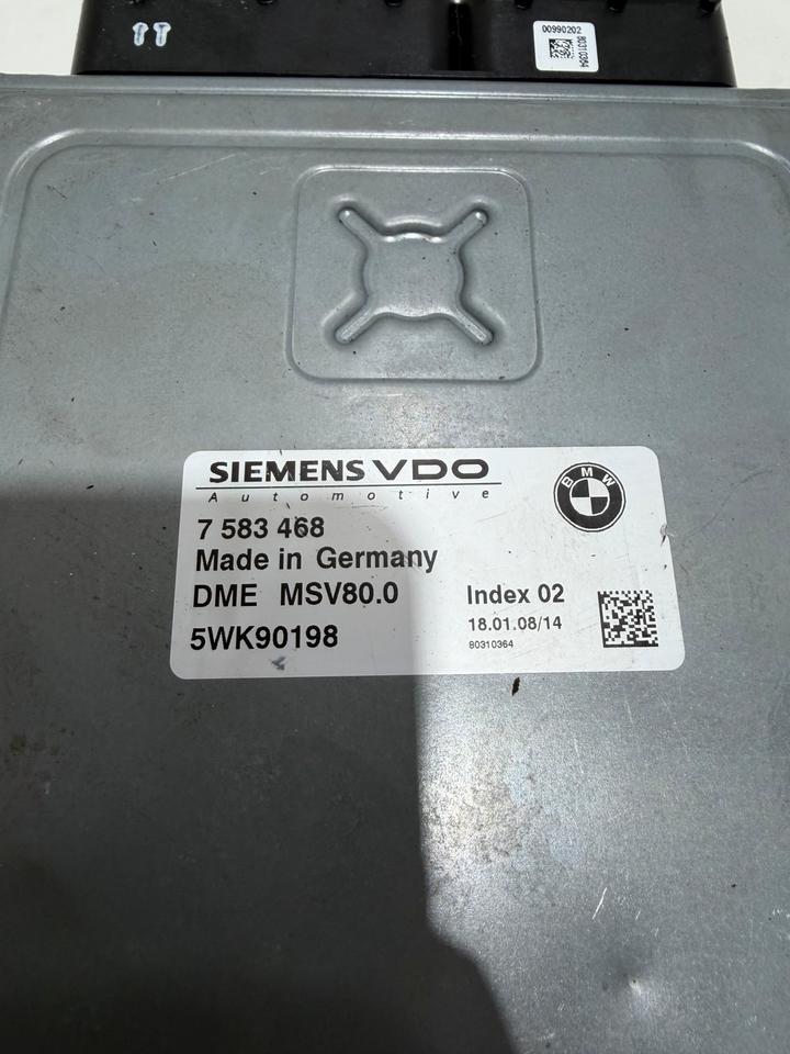 BMW 5er E60 E61 Motorsteuergerät Grundsteuergerät DME 7583468 – Bild 3